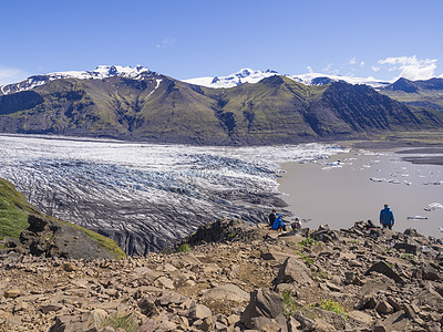 冰岛 Morsardalur河谷和Skaftafell国家公园多彩的Rhyolot山脉图片