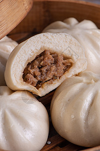 美味的罗吉 中国蒸烤肉包 可以吃在沙皇上了文化木头早餐广告面包食物竹子美食汽船小吃图片