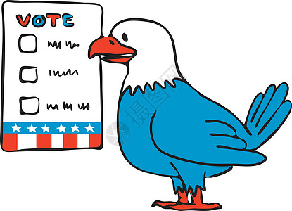 美洲鹰票投票选举选票抽签抽签图片