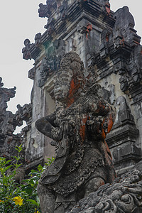 印度尼西亚巴厘以西的雕塑艺术石头旅行上帝文化宗教寺庙建筑学传统猴林图片