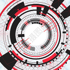抽象数字技术背景 抽象技术通信概念 各种科技元素电脑电子力量创新商业墙纸互联网活力圆圈全息图片