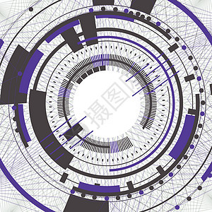 抽象数字技术背景 抽象技术通信概念 各种科技元素互联网社会墙纸界面圆圈电脑商业工程科学插图图片