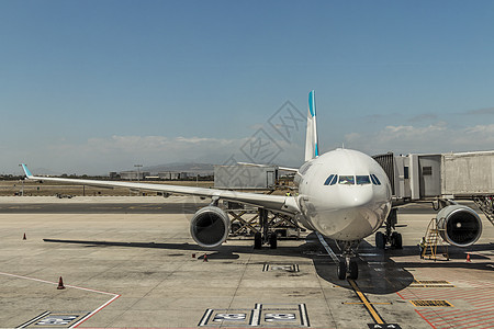 南非机场的飞机 航班和飞机都是非洲航空局的图片