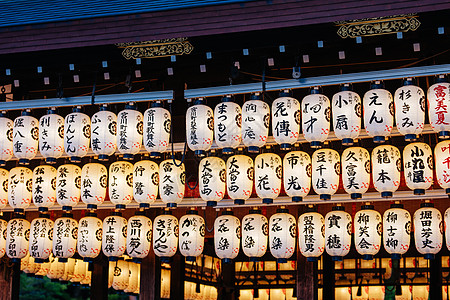 日本京都神社人行道宗教花园旅游旅行神社文化吸引力小路灯笼图片