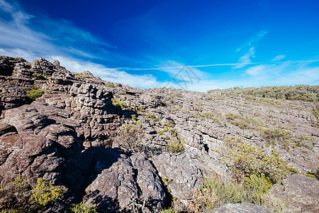 澳大利亚维多利亚州格拉姆皮亚州的奇幻之地希克仙境乡村天空间隙小路探索裂缝岩石巅峰旅行图片