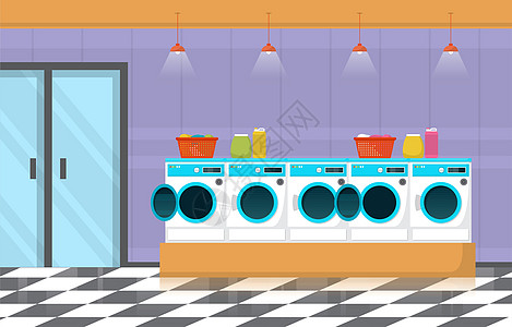 清洁洗衣洗衣洗洗机洗衣工具现代内务系统篮子木板衣架粉末柜台洗涤机器自助店铺垫圈图片