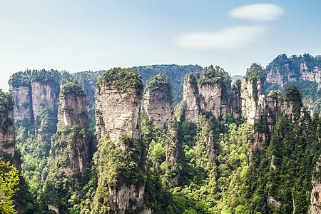 中国 张家江国家公园树木电影岩溶公园国家头像山峰图片