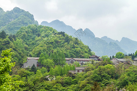 中国武当修道院寺庙宗教国家公园图片