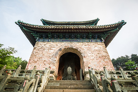中国武当修道院公园国家宗教寺庙背景图片