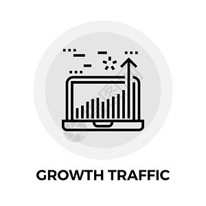 增长交通线图标服务研究项目生长监视社会图表技术组织营销图片