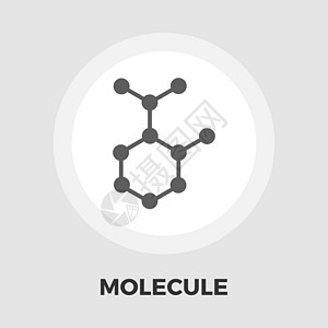 分子图标平板背景图片