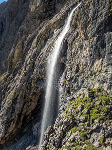 Piz Boe附近Sella小组的Pisciadu通过Ferrata活动追求旅游登山者远足假期蝶鞍肾上腺素瀑布高原图片