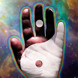 交燕阳文化联盟活力宗教生活宇宙插图二元性手指哲学图片
