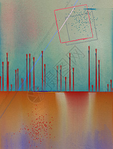 油漆滴水滴液体艺术装饰墨水创造力红色插图流动斑点背景图片