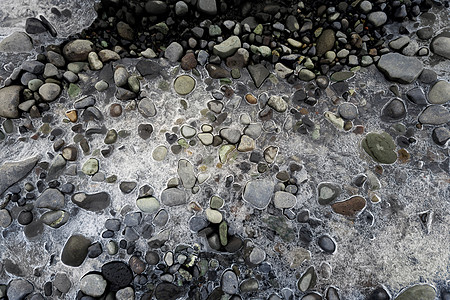 冰冻成石头环境天气土壤地面气候冷冻岩石支撑冻土圆形图片