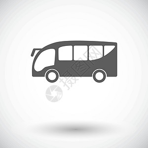 巴士图标货车公共汽车假期旅游学校机器轮子乘客剪影商业图片