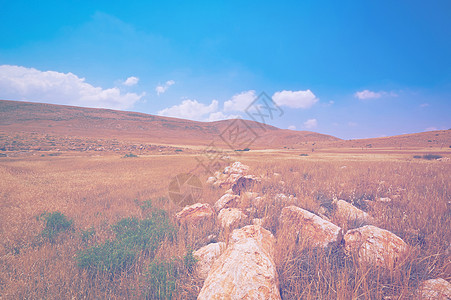 以色列荒漠的平原危险巨石褪色干旱旅行旅游爬坡地形石头荒野图片