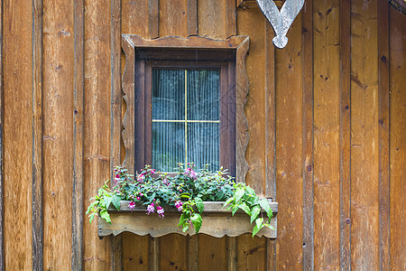 奥地利的典型窗口文化街道历史性安全旅行公寓城市村庄住宅艺术图片