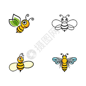 Bee 矢鸟图标插图设计模板生态昆虫橙子细胞甲虫广告农场蜂蜡食物蜂箱图片