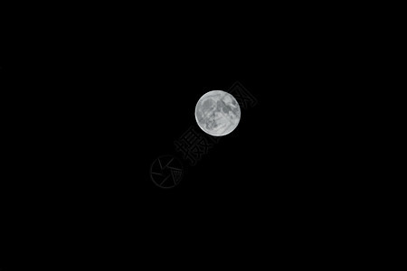 夜月中满月星星圆形行星天文学反射月球宇宙时间卫星月亮图片