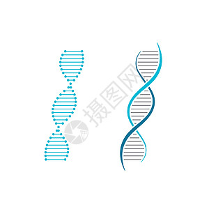 DNA 矢量图标图解设计微生物学生物插图dna生活螺旋标识测试技术圆圈图片