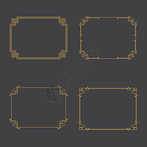 边框矢量图设计边界插图问候框架艺术品装饰品婚礼邀请函卡片藏书图片