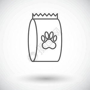 宠物食品袋营养插图卡通片罐装商店艺术动物图片