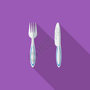 刀和叉服务烹饪绘画夹子早餐男人午餐银器餐厅黑色图片