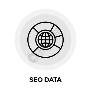 SEO 数据线图标图表数据网络插图商业技术营销金融背景图片