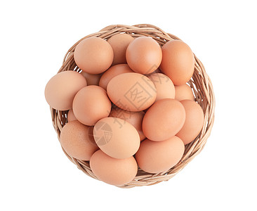 最顶端的鸡蛋在螺旋篮子中观看图片