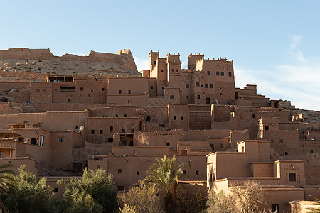 摩洛哥 古老的堡垒 Unesco遗产遗址大篷车地标沙漠城堡商队日落权力游戏旅行遗产图片