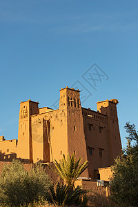 摩洛哥 古老的堡垒 Unesco遗产遗址城堡旅行木头沙漠游戏遗产商队旅馆历史地标图片