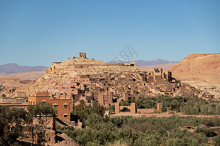摩洛哥 古老的堡垒 Unesco遗产遗址商队遗产大篷车全景角斗士游客古堡权力历史旅行图片