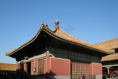 中国北京2016 年 11 月 1 日 古代皇家宫殿房屋遗产地标建筑首都博物馆城市建筑物艺术天空图片