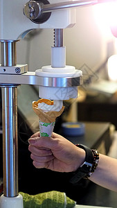 冰淇淋机器寒冷的夏天高清图片