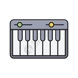 瓷砖瓦音乐娱乐键盘钥匙旋律乐器黑色瓷砖插图音乐会图片