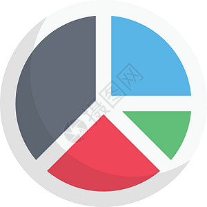 圆形图图表图报告实心图标圆形馅饼插图用户数据金融商业设计图片