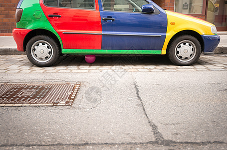 维也纳 奥地利 欧洲的街上的汽车图片