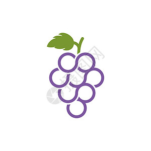 葡萄矢量图标插图设计水果红色葡萄园配种浆果美味食物藤蔓桌子植物图片