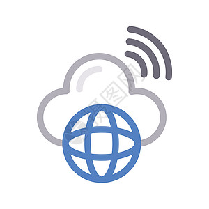 世界全世界字形互联网天空存储网络标识徽章空间插图图片