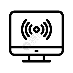 联系监视器信号网站网络电子技术互联网电脑屏幕背景图片