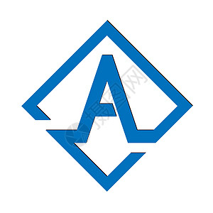 广场内字母A的轮廓 Logo背景图片