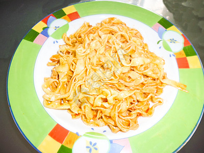 原意大利面条饮食食物原汁鸡蛋面食美食熟食原味图片