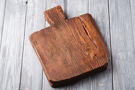 黑棕褐茶木木老旧切割板用具砧板材料木板视角工具家庭食物手工柚木背景图片