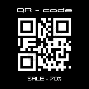 真正的QR代码销售 - 70% Logo 商店贴纸 Websi图片