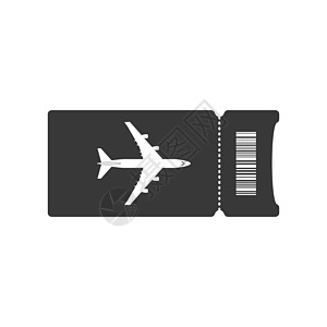 飞机票 简单矢量图标 以白色背景隔离航空公司变体插图库存航班绘画空白假期手绘乘客图片