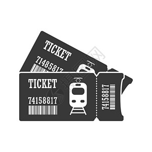 电动火车或电车的车票 简单矢量图标网站条码草图空白库存绘画铁轨商业数字变体图片