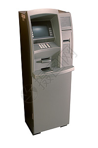 自动取款机银行屏幕金融商业键盘银行业监视器技术款机现金背景图片