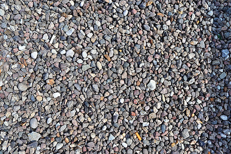 详细近视碎石和石块的碎石地种子建造地面海滩白色雇用棕色花岗岩卵石灰色图片