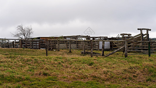 荒漠的旧木材牛群财产库存饲养场畜栏院子农村堆场农业国家外壳图片